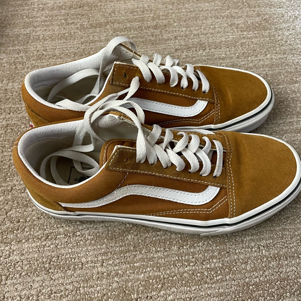 Golden/Mustard Yellow Vans